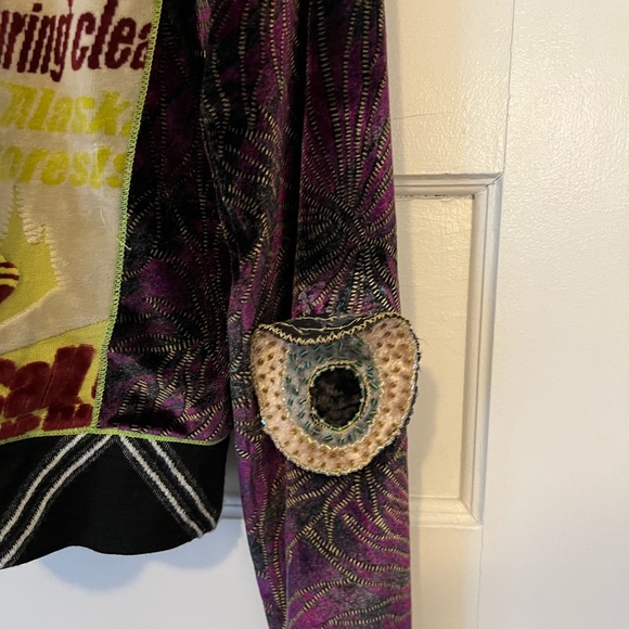 Velvet Custo Barcelona Northern Lights Zip Up Shirt - Picture 3 of 7